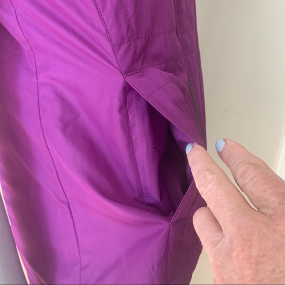COLUMBIA Shining Light II Vest Magenta Fleece Lined Full Zip Size Small - Picture 13 of 16